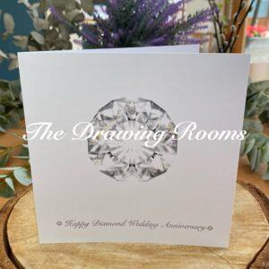 Happy Diamond Wedding Anniversary Card