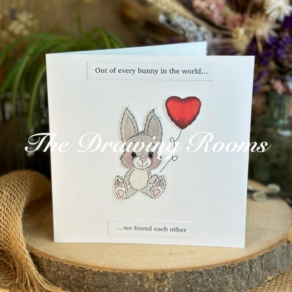 Out of every bunny in the world card