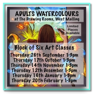 Adult Watercolour Classes 26th Sept